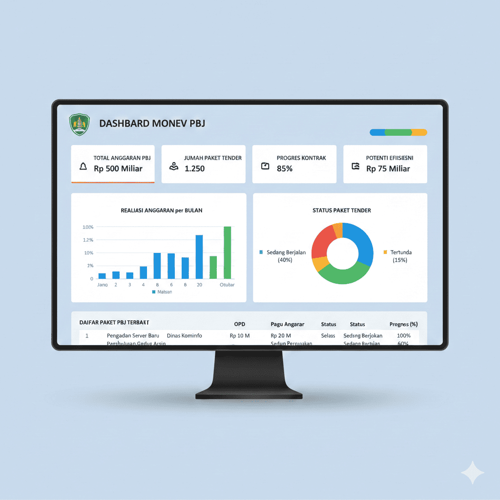 Manfaat SIDAPBJ (Sistem Informasi Dashboard Pengadaan Barang/Jasa)