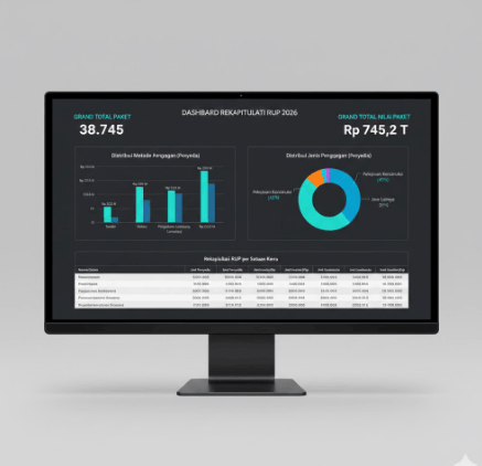 Modernisasi Pelaporan: Dashboard Rekapitulasi RUP Otomatis Berbasis Python & PHP