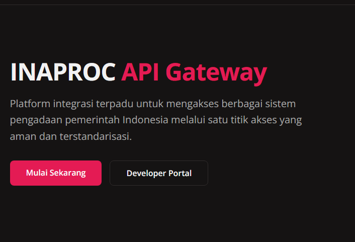 [Video] Panduan Manual Menggunakan INAPROC API Gateway