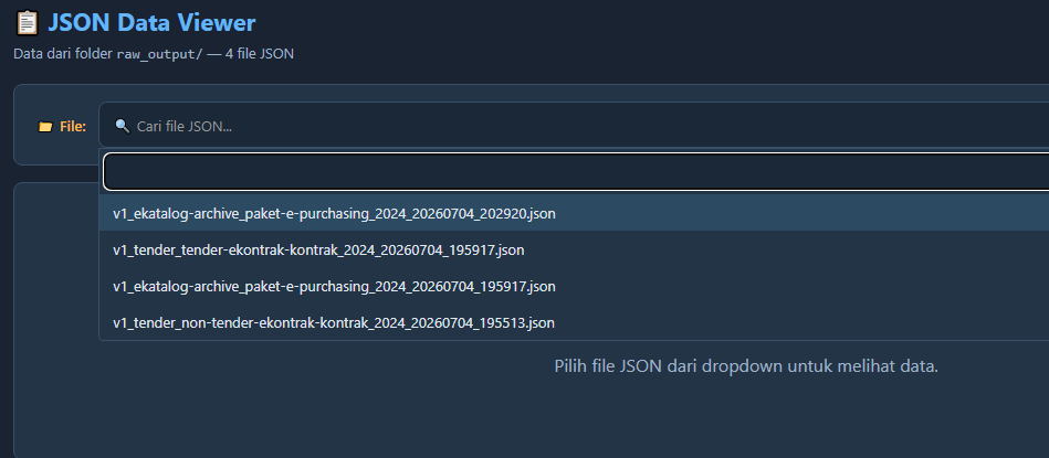 json apin inaproc viewer